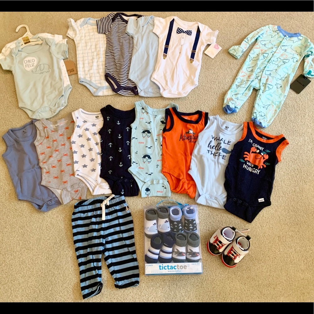 Baby Boy 3-6 month clothing bundle